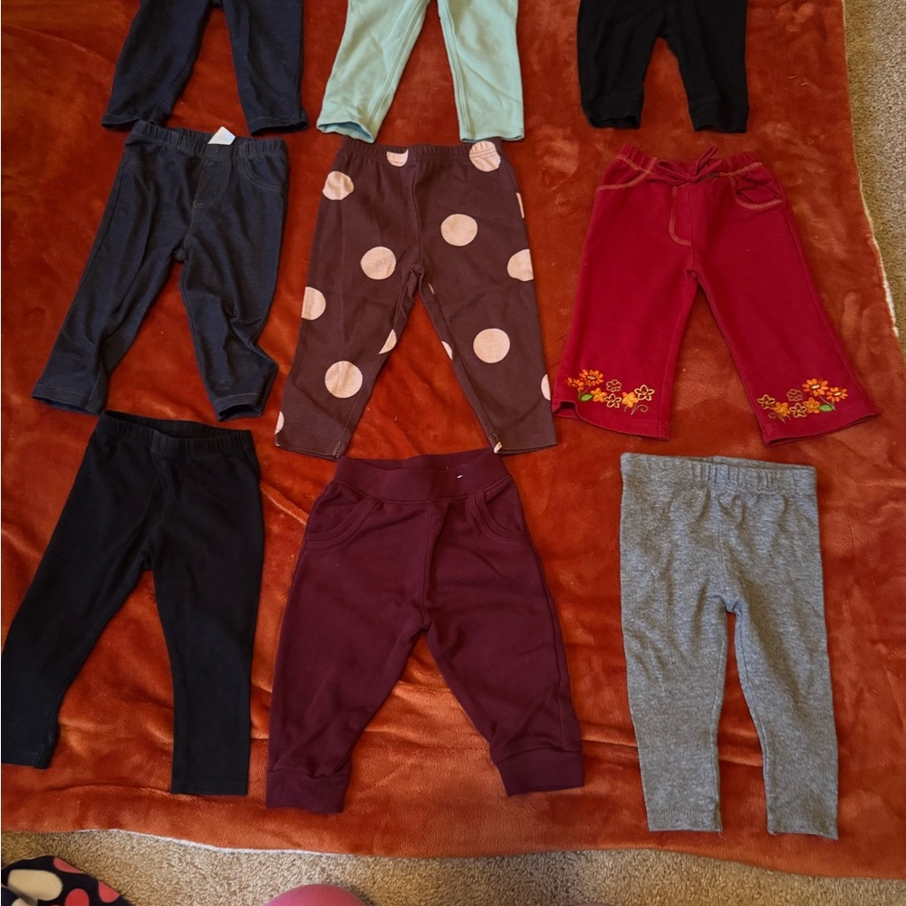 Kids' Assorted Color Leggings Set